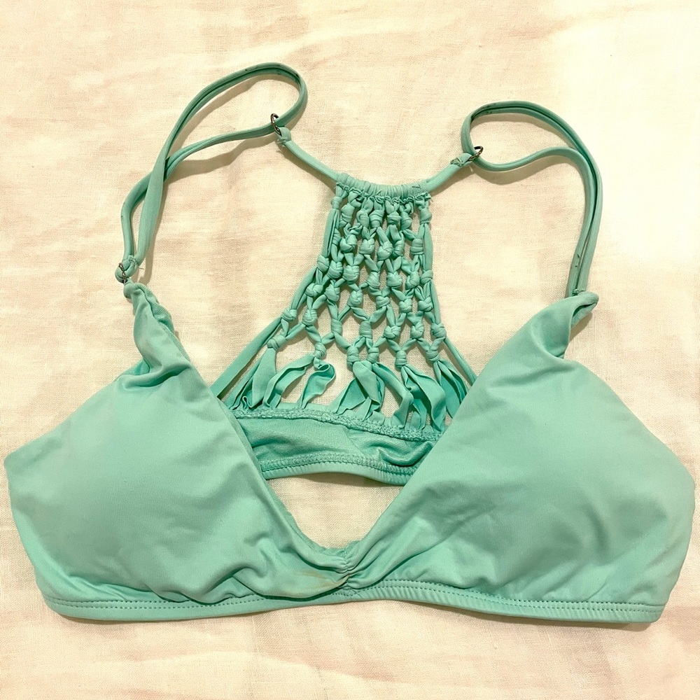 Quint Soul Pink Label Turquoise Bikini Top